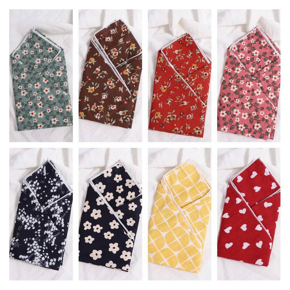 Summer Clothing Wraps - ผ้าพันคอ ผ้าพันคอพิมพ์ลาย ผ้าพันคอสำหรับการจัดแต่งเสื้อผ้า ผ้าพันคอสี่เหลี่ยมเล็ก ผ้าพันคอไหม ผ้าพันคอพิมพ์ลาย