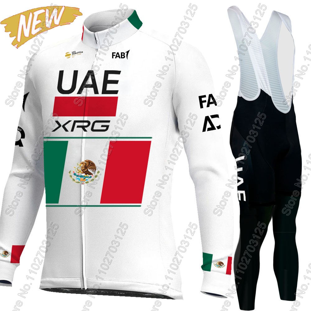 Summer Clothing Sale Men - ชุดเสื้อเจอร์ซีย์ปั่นจักรยานทีม UAE ปี 2026 สำหรับผู้ชาย แขนยาว
