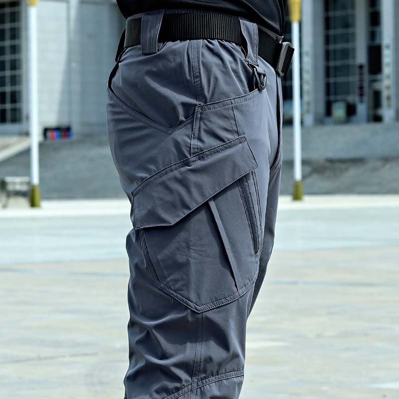 Summer Hiking Clothing - 2024 ฤดูร้อนใหม่ยุทธวิธีCargoกางเกงสบายๆกางเกงผู้ชายสวมใส่หลายกระเป๋าQuick Dryเดินป่ากลางแจ้งทํางานกางเกงผู้ชาย
