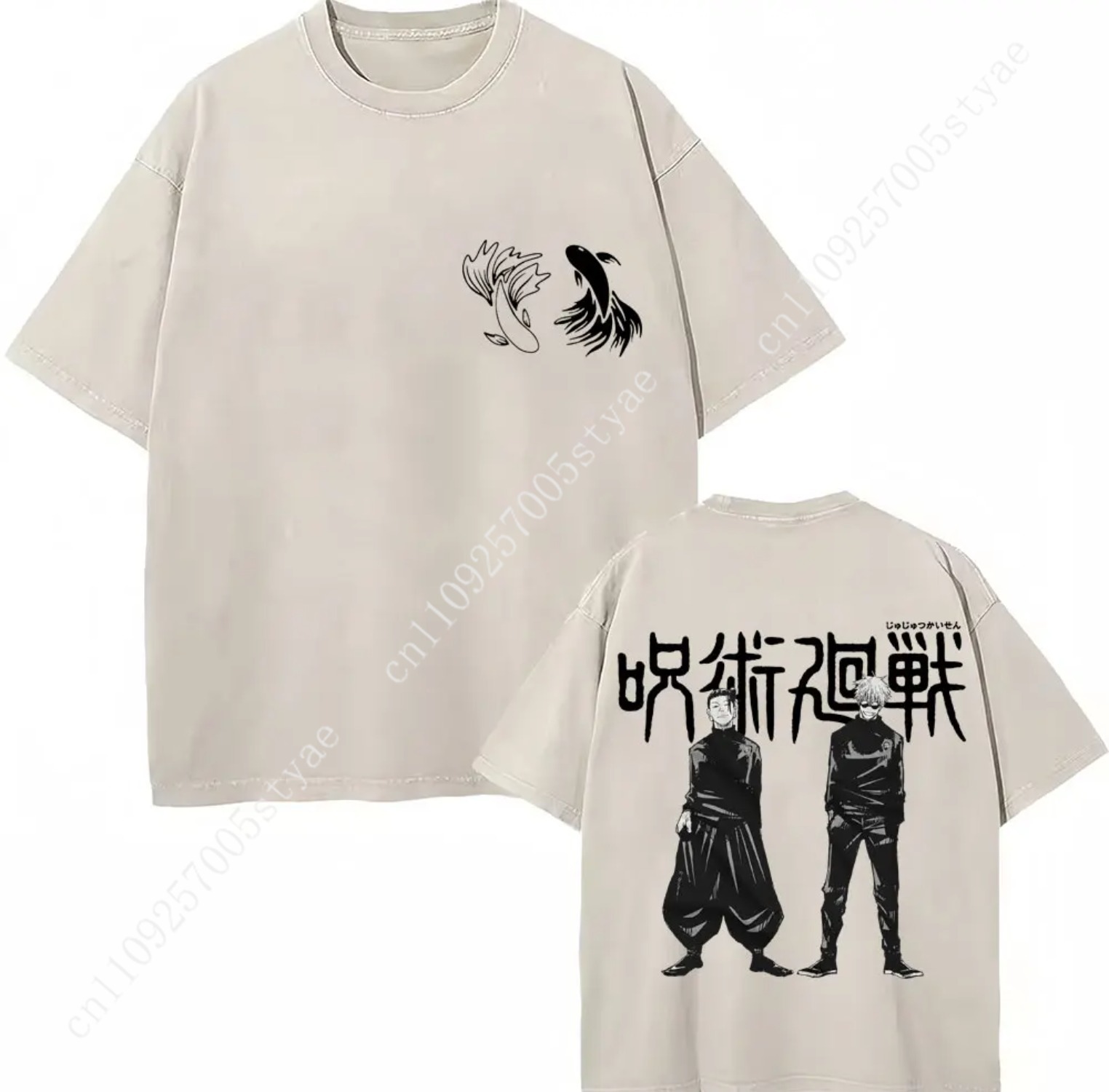 Summer Quilt - เสื้อยืดอนิเมะญี่ปุ่น Jujutsu Kaisen ลายซึโตะ โกโจ และ