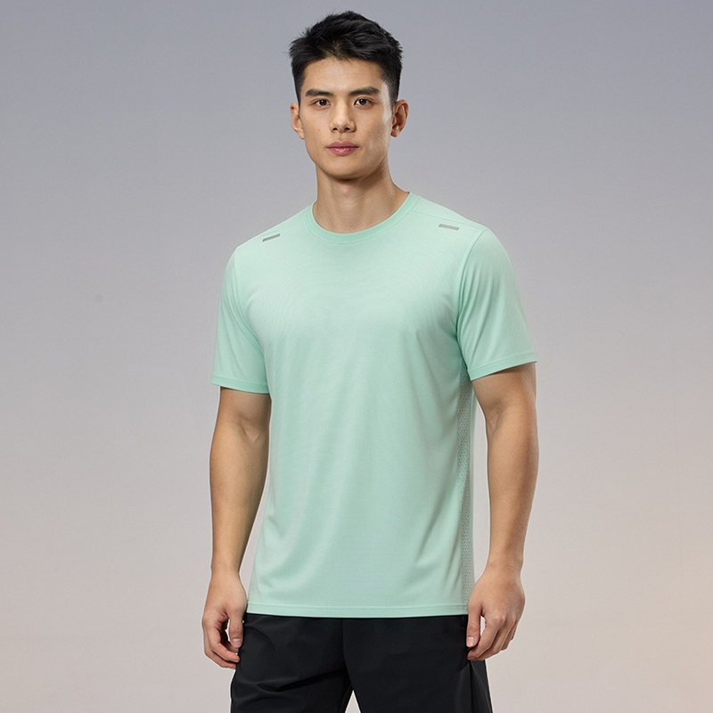 Summer Gym Clothing - เสื้อยืดกีฬาแห้งเร็วผู้ชายเสื้อวิ่งออกกำลังกายสบายระบายอากาศได้ดีเดินป่ากลางแจ้งฟิตเนสจ๊อกกิ้งท็อป