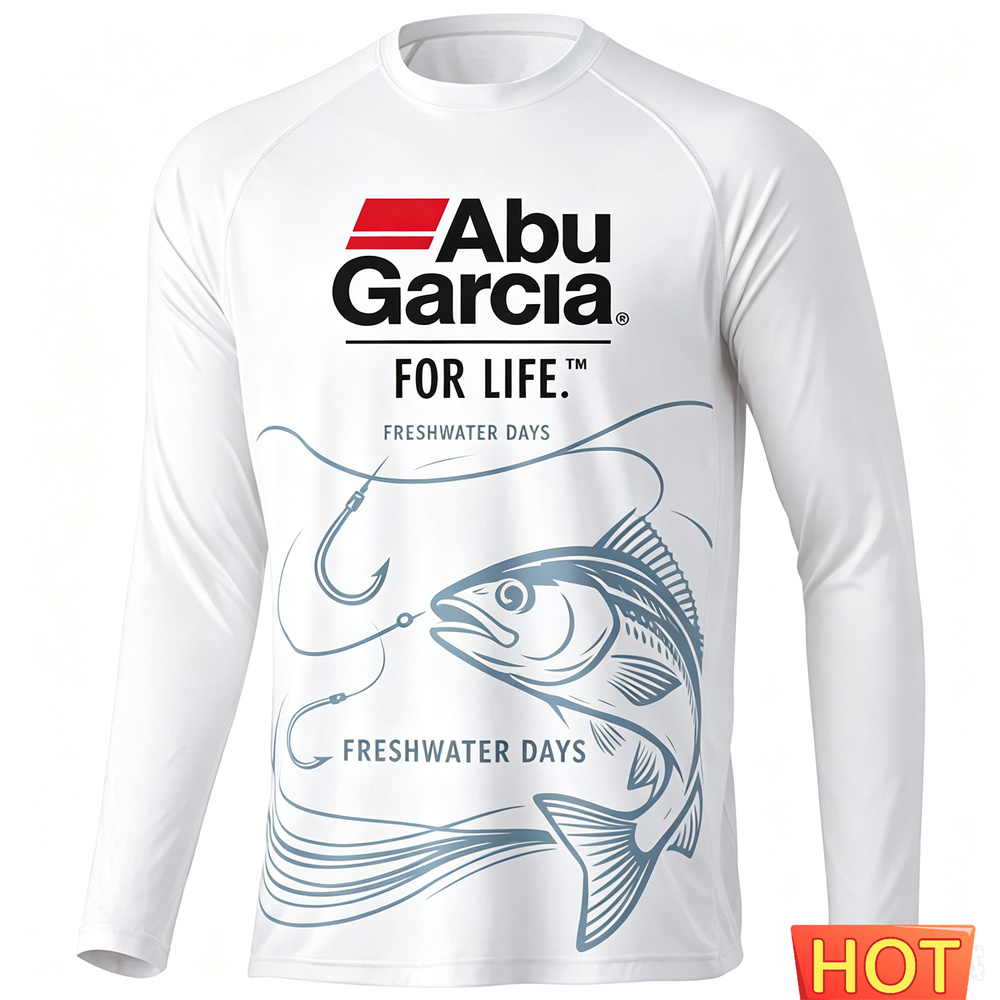 Summer Clothing Mens - เสื้อยืดแขนยาวสำหรับผู้ชายตกปลาในฤดูใบไม้ร่วง ป้องกันแสงแดด สวมใส่สบาย เสื้อยืดตกปลาในธรรมชาติ เสื้อยืดสบายๆ เสื้อผ้าผู้ชาย