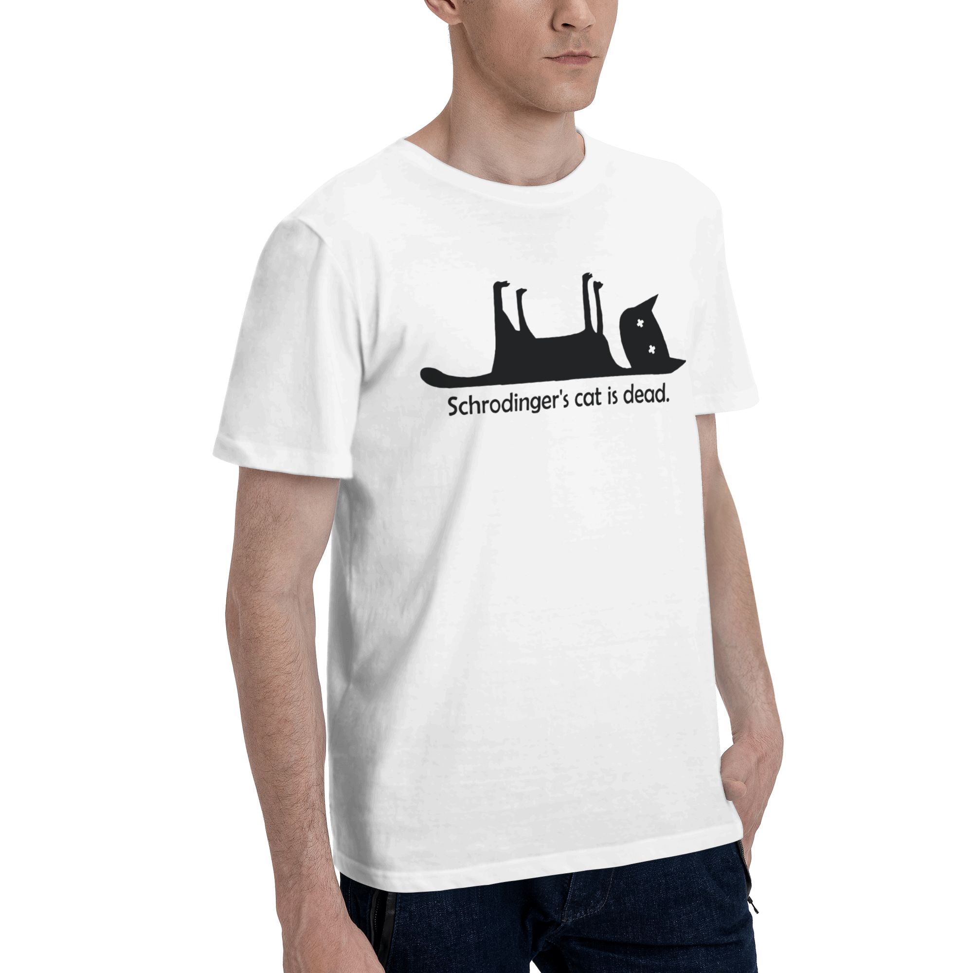 แมวของชโรดิงเงอร์เสื้อยืดสำหรั - Summer Clothing Ideas Men บทวิจารณ์และราคา