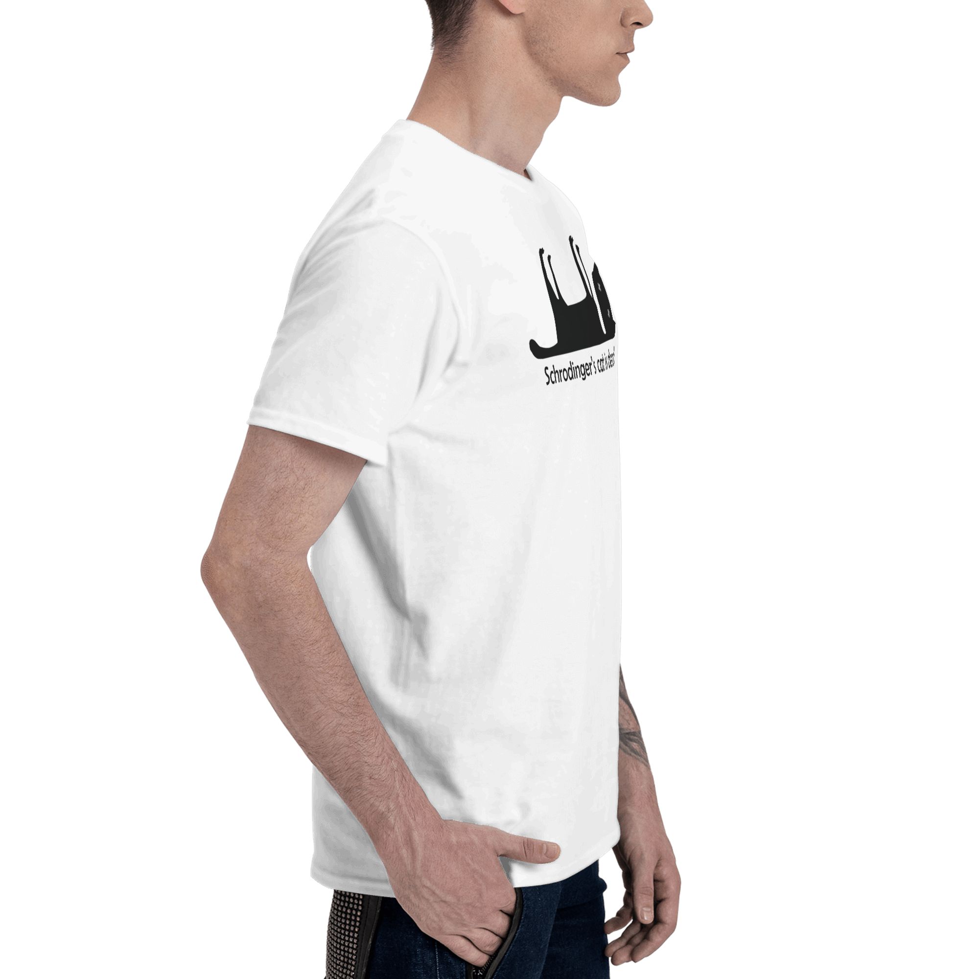 แมวของชโรดิงเงอร์เสื้อยืดสำหรั - Summer Clothing Ideas Men บทวิจารณ์และราคา