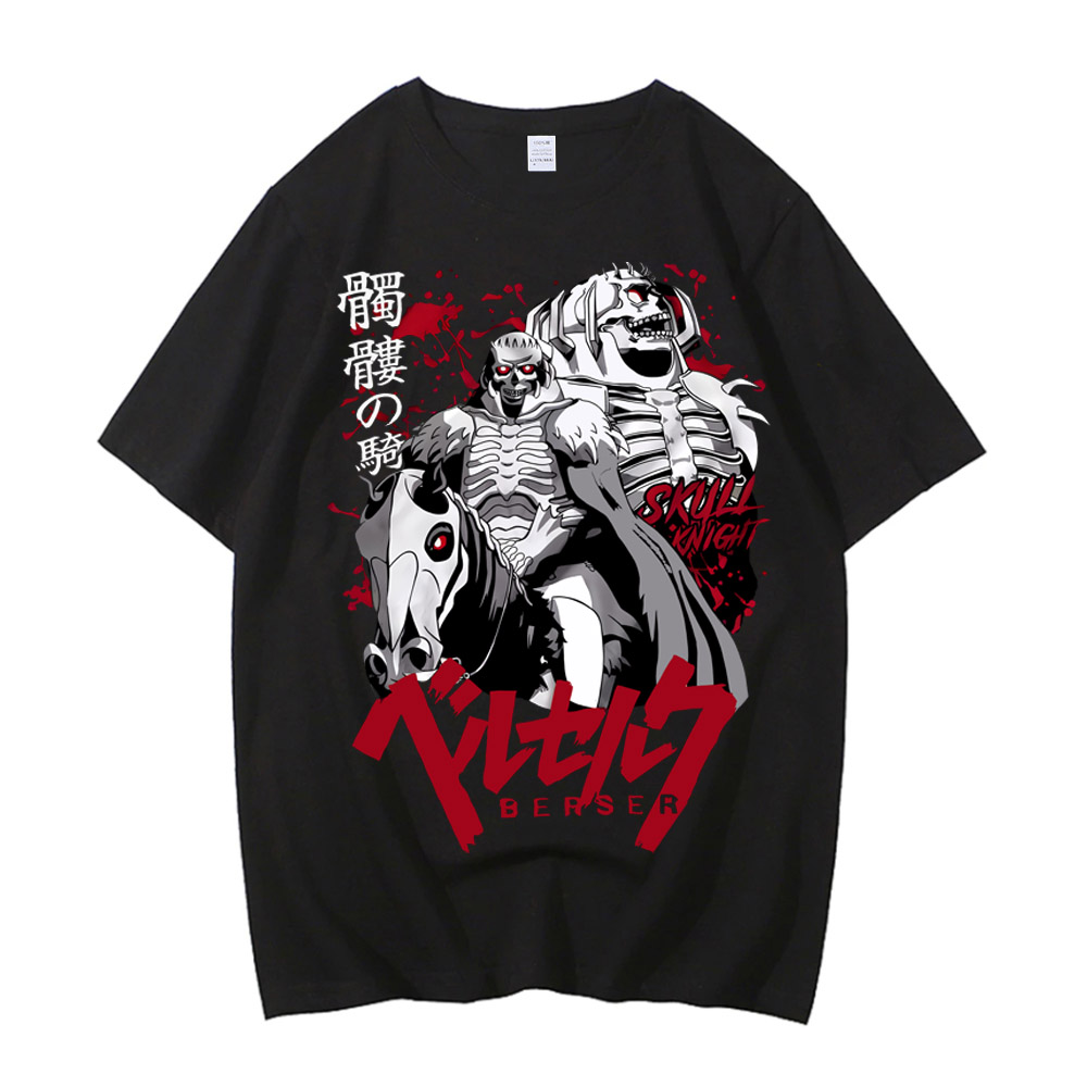 เสื้อยืดอนิเมะ Berserk ลายพิมพ - Summer Clothing Trends For Women บทวิจารณ์และราคา