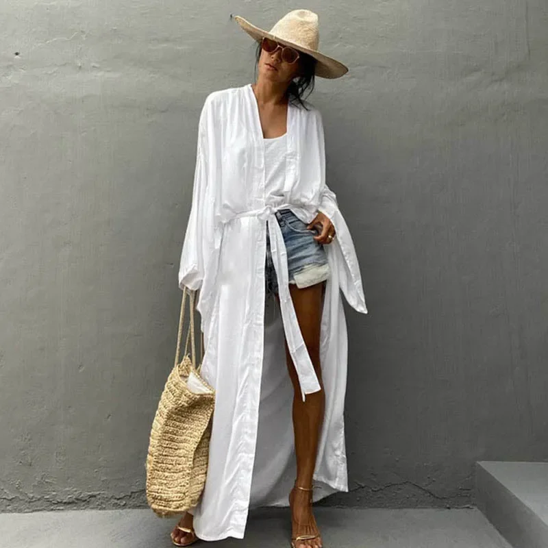 ชุดคลุมกิโมโนสำหรับผู้หญิง ชุด - Summer Clothing Wraps บทวิจารณ์และราคา