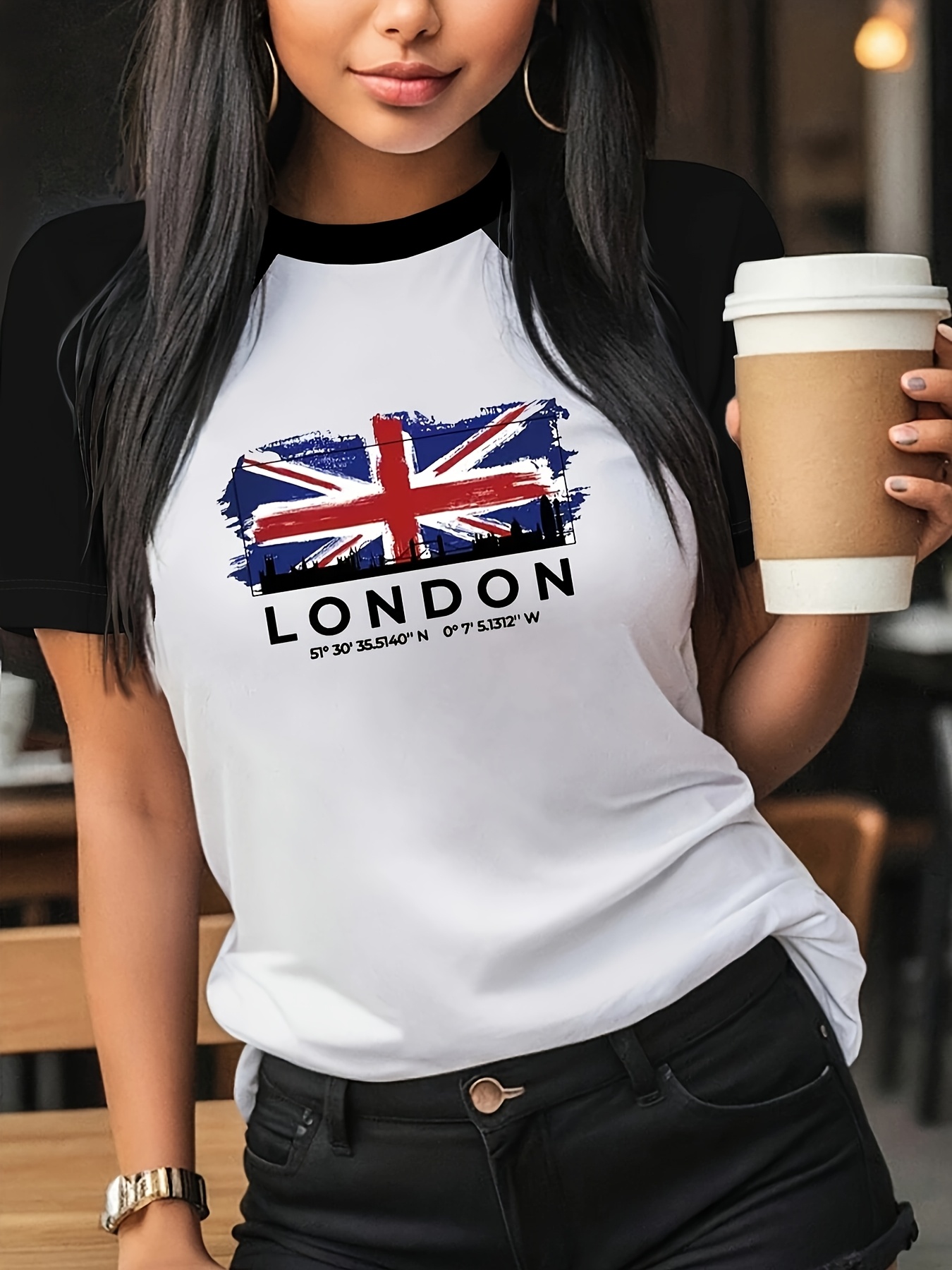 เสื้อยืดพิมพ์ลายกราฟิก LONDON  - Summer Clothing London บทวิจารณ์และราคา