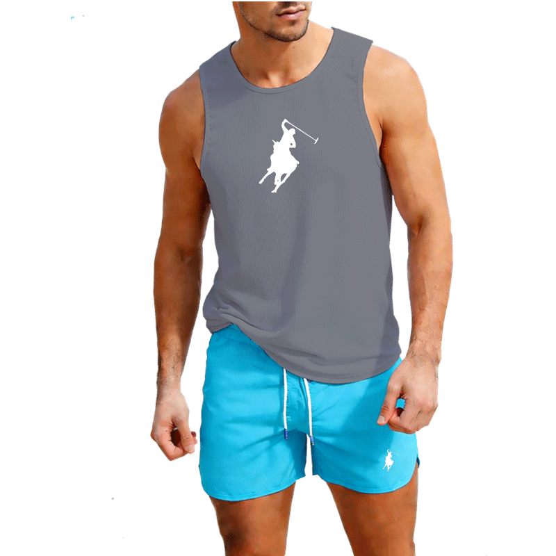 ชุดเสื้อกั๊กและกางเกงขาสั้นฤดู - Summer Clothing Mens บทวิจารณ์และราคา