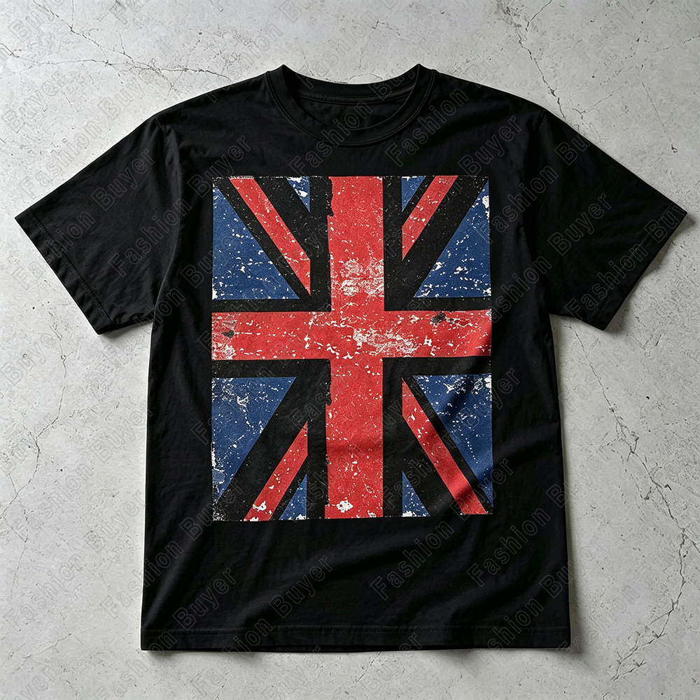 เสื้อยืดพิมพ์ลายยูเนียนแจ็ค (ล - Summer Clothing London บทวิจารณ์และราคา