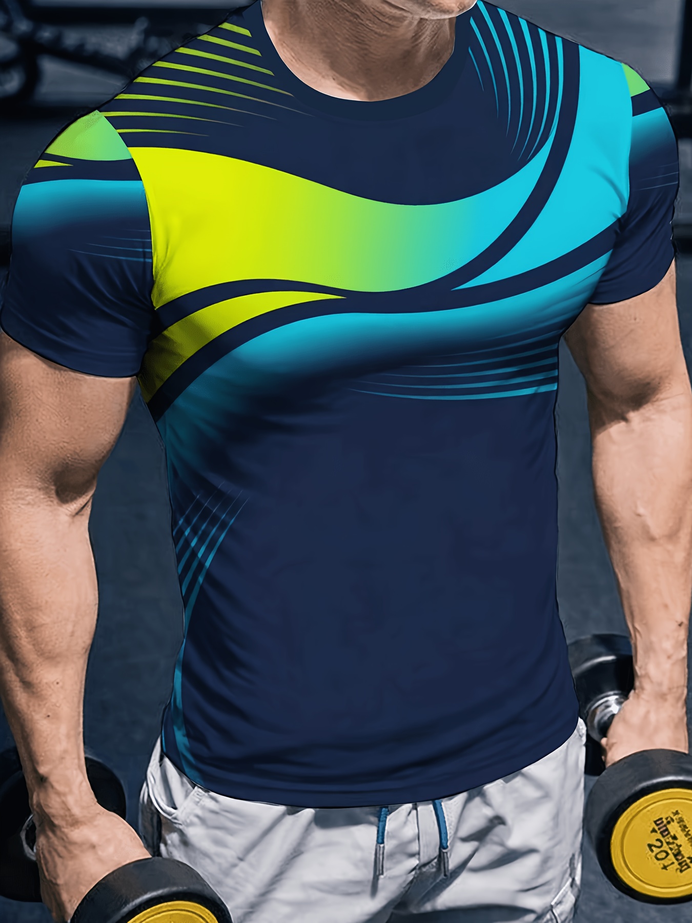 เสื้อกีฬาผู้ชาย แห้งเร็ว ยืดหย - Summer Gym Clothing บทวิจารณ์และราคา