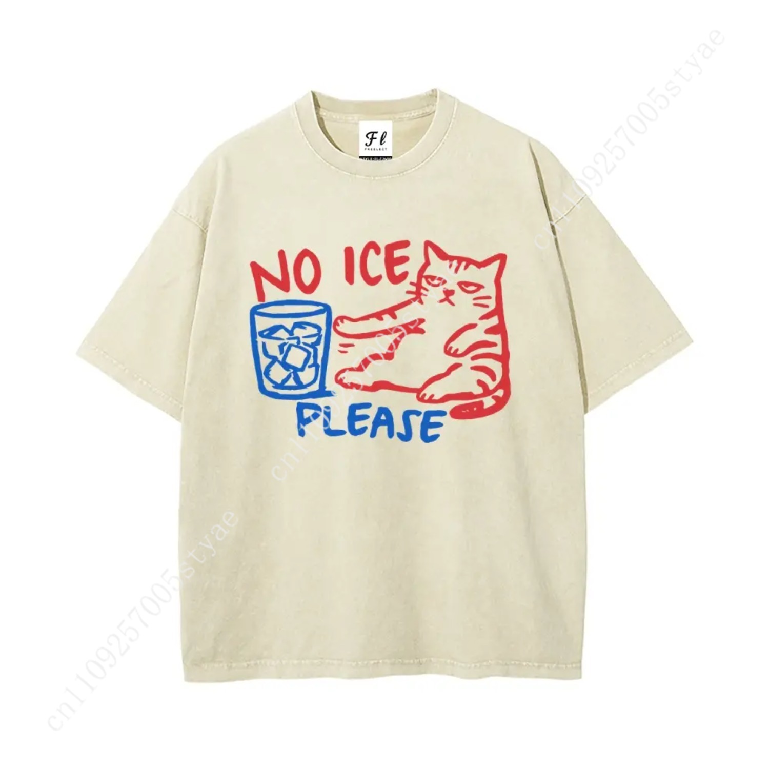เสื้อยืด No ICE Please Cat Abo - Summer Quilt บทวิจารณ์และราคา