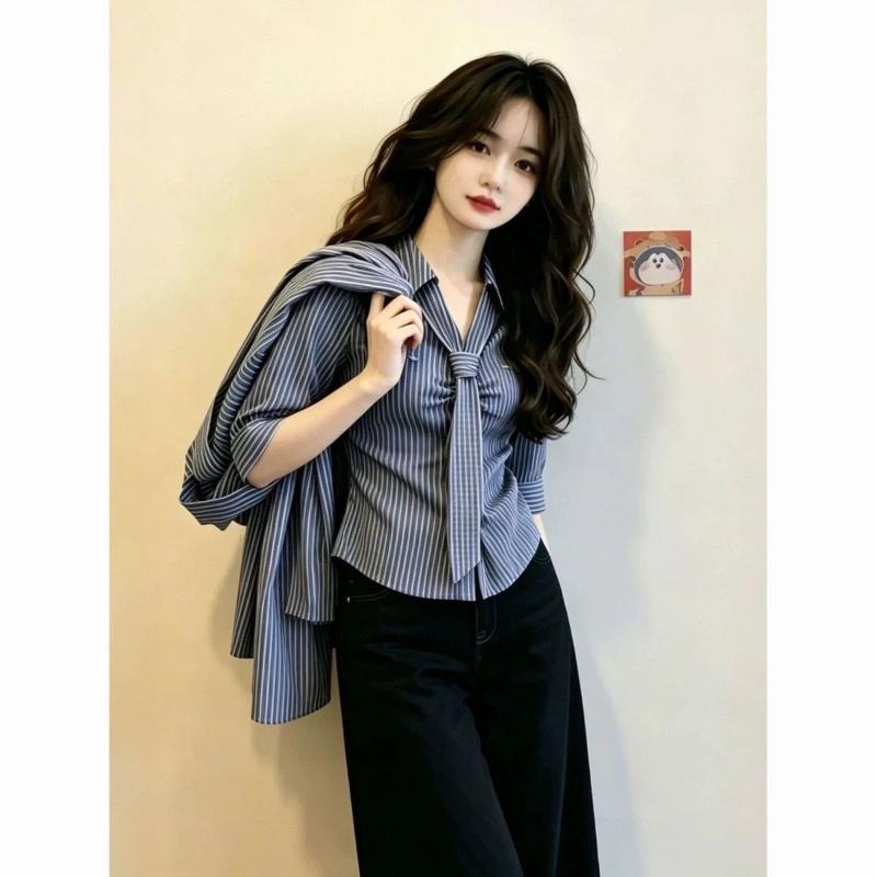 เสื้อเชิ้ตคอโปโล แขนสั้น ลายทา - Summer Clothing Trends For Women บทวิจารณ์และราคา