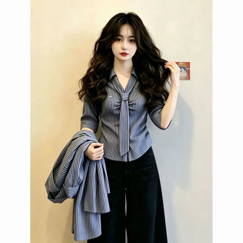 เสื้อเชิ้ตคอโปโล แขนสั้น ลายทา - Summer Clothing Trends For Women บทวิจารณ์และราคา