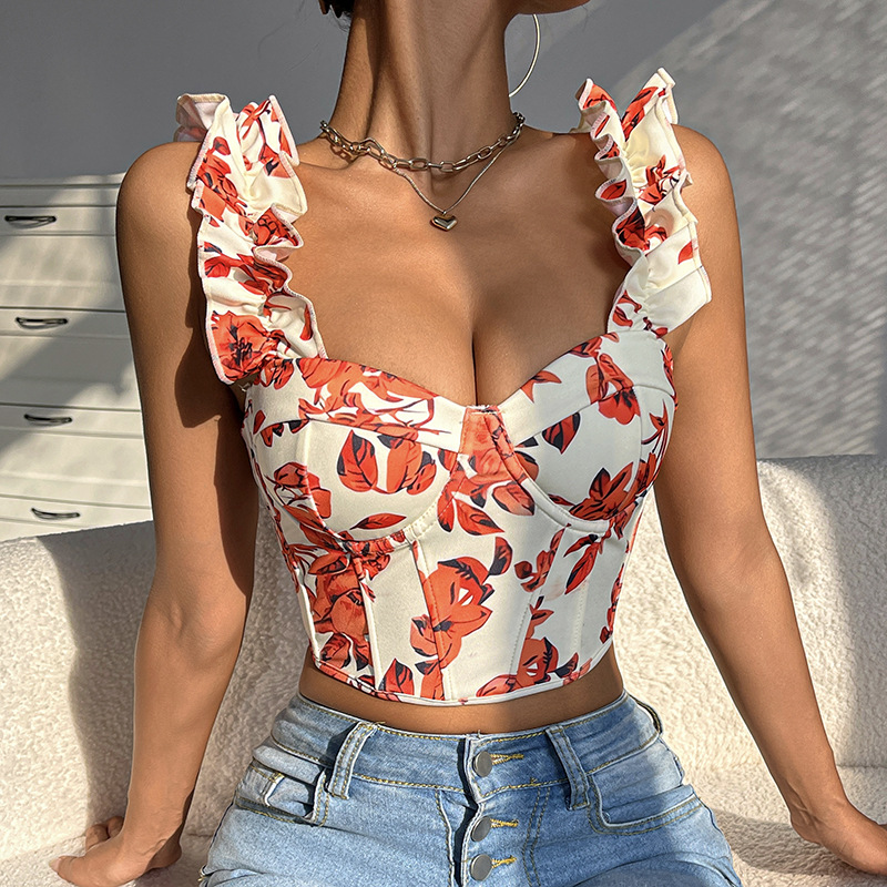 Corset Crop Tops แนวโน้มเซ็กซี - Summer Clothing Trends For Women บทวิจารณ์และราคา