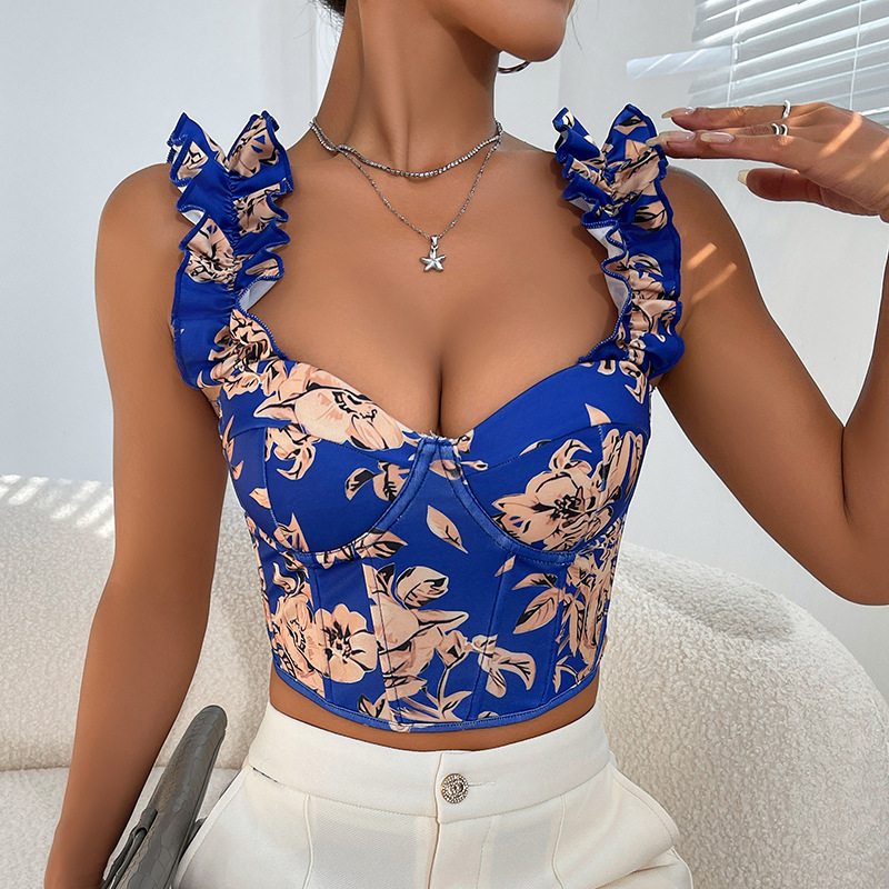 Corset Crop Tops แนวโน้มเซ็กซี - Summer Clothing Trends For Women บทวิจารณ์และราคา