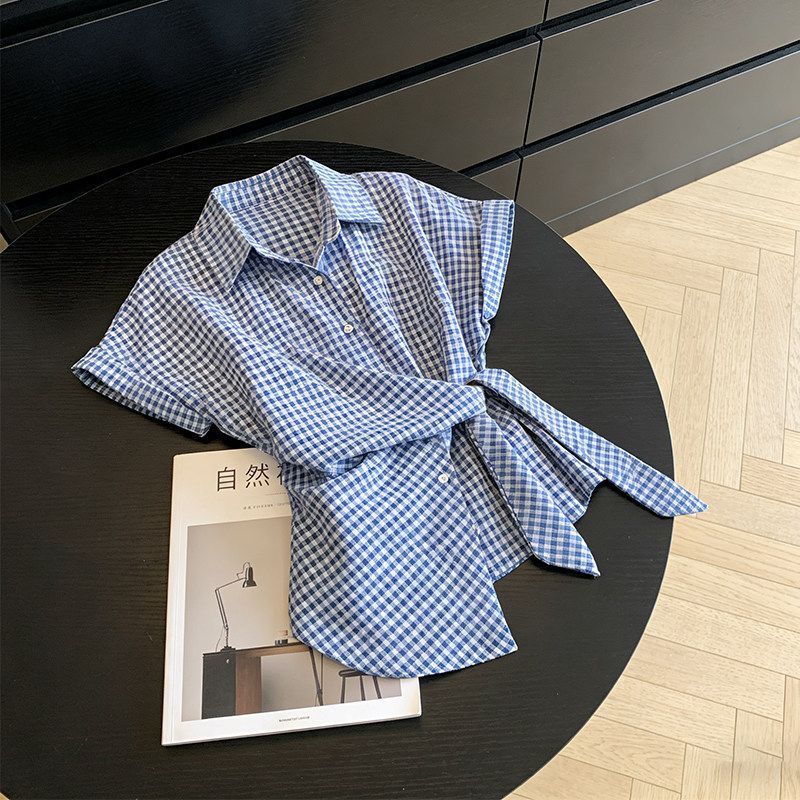 เสื้อเชิ้ตแขนสั้นลายสก๊อตแบบไม - Summer Clothing Trends For Women บทวิจารณ์และราคา