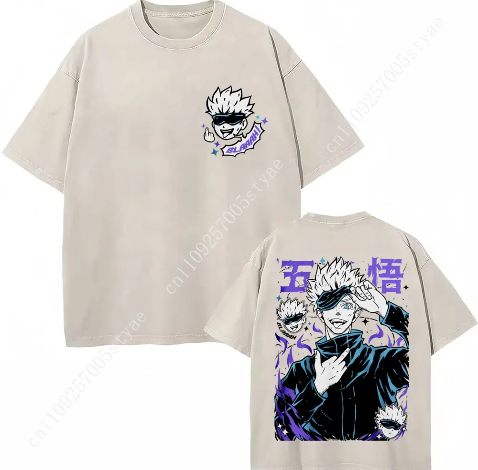เสื้อยืดอนิเมะญี่ปุ่น Jujutsu  - Summer Quilt บทวิจารณ์และราคา