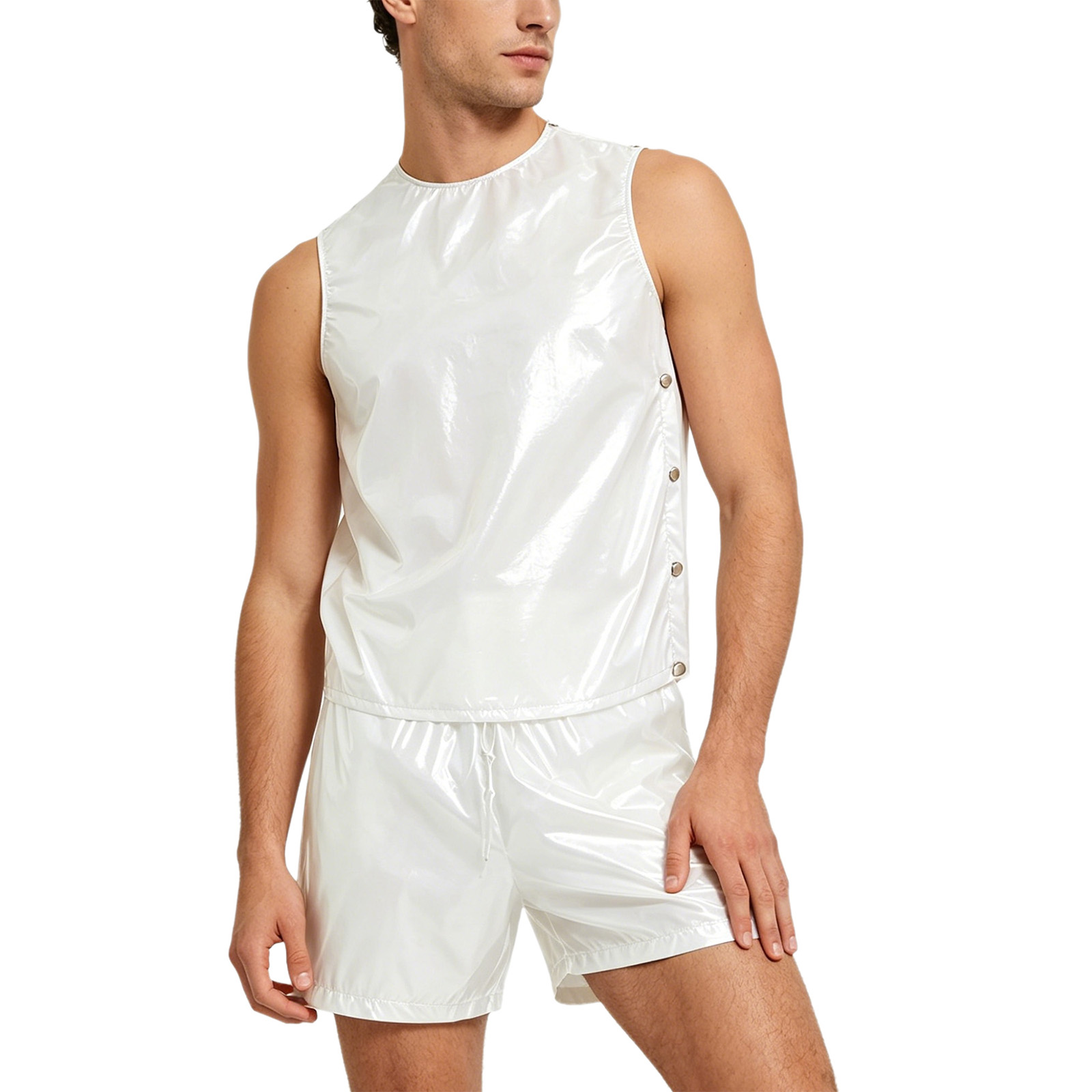 ชุดเสื้อกล้ามกันน้ำสำหรับผู้ชา - Summer Clothing Mens บทวิจารณ์และราคา