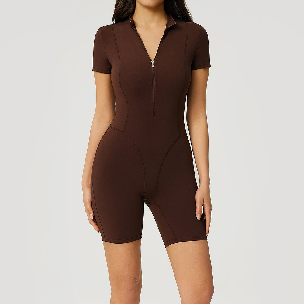 ชุดจั๊มสูทออกกำลังกายแบบมีซิป  - Summer Clothing Trends For Women บทวิจารณ์และราคา