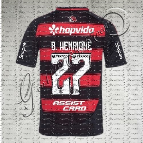 เสื้อฟุตบอล Flamengo พิมพ์ลาย  - Summer Clothing Sale Men บทวิจารณ์และราคา