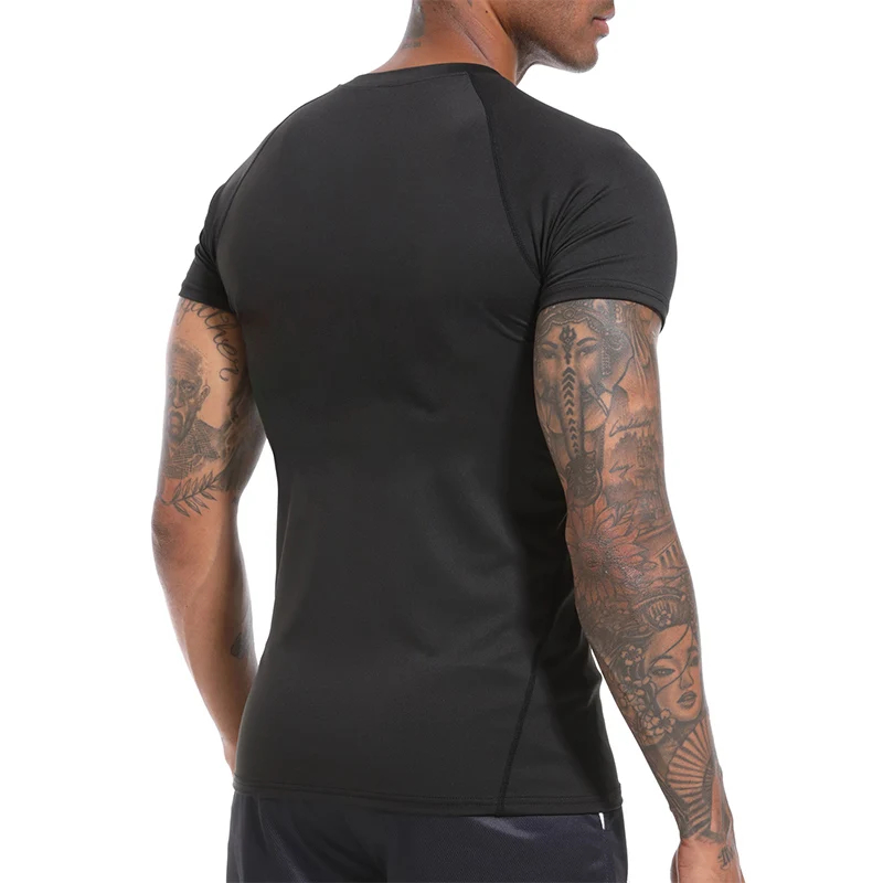 เสื้อยืดคอมเพรสชั่นพิมพ์ลายสำห - Summer Gym Clothing บทวิจารณ์และราคา
