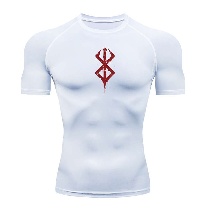 เสื้อยืดคอมเพรสชั่นพิมพ์ลายสำห - Summer Gym Clothing บทวิจารณ์และราคา