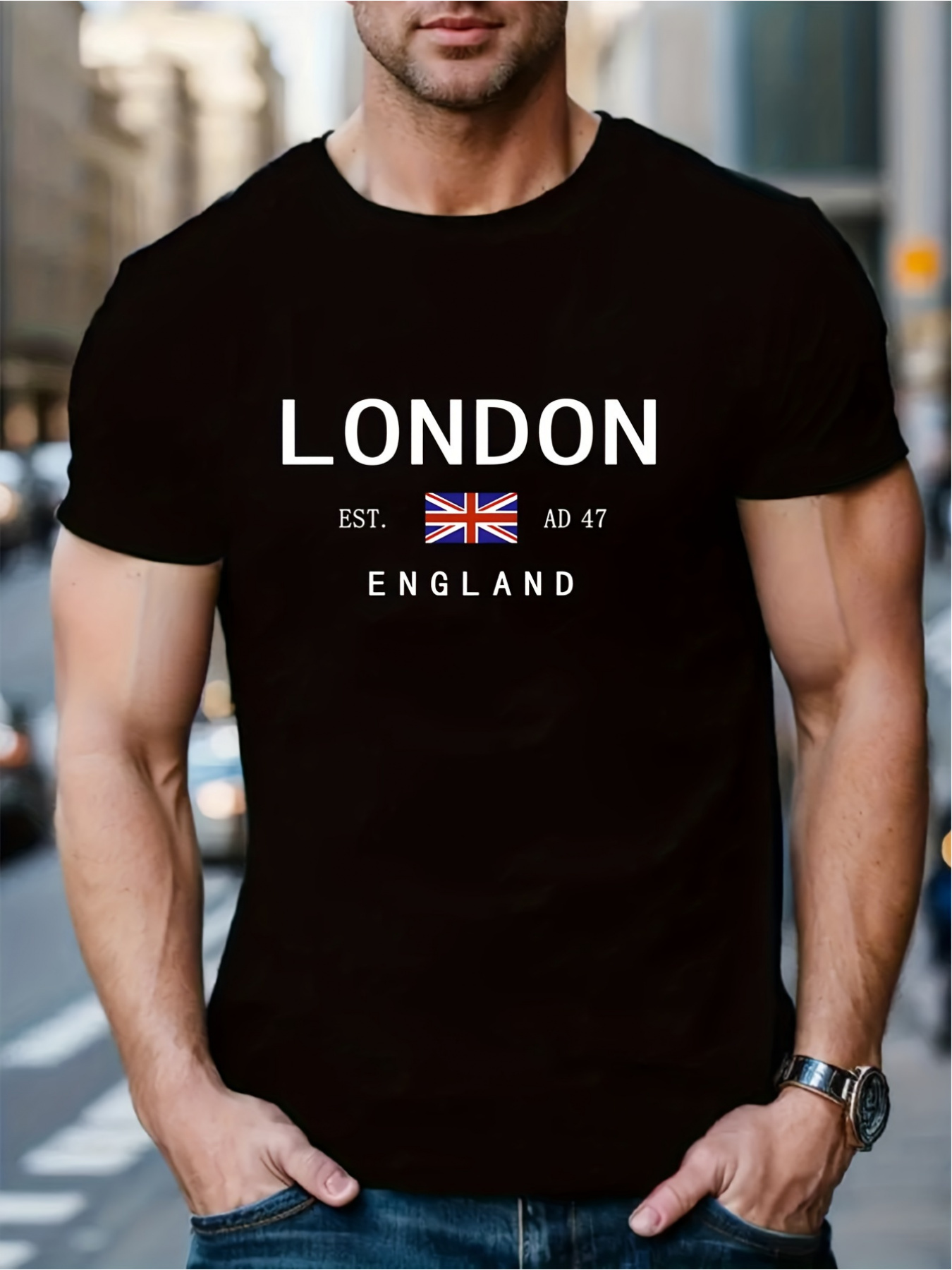เสื้อยืดพิมพ์ลายลอนดอน อังกฤษ  - Summer Clothing London บทวิจารณ์และราคา