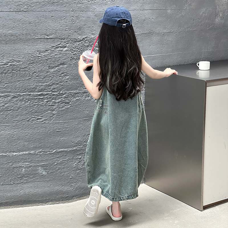 Vintage Blue เด็กหญิงคุณภาพสูง - Summer Clothing For Girls บทวิจารณ์และราคา