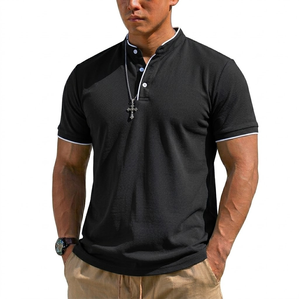 เสื้อเชิ้ตแขนสั้นทรงเฮนลีย์สำห - Summer Gym Clothing บทวิจารณ์และราคา
