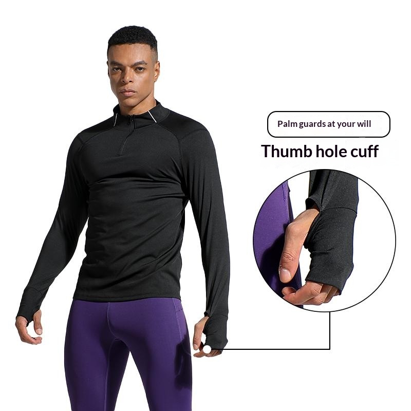 เสื้อคอมเพรสชั่นผู้ชายแบบมีรูส - Summer Gym Clothing บทวิจารณ์และราคา
