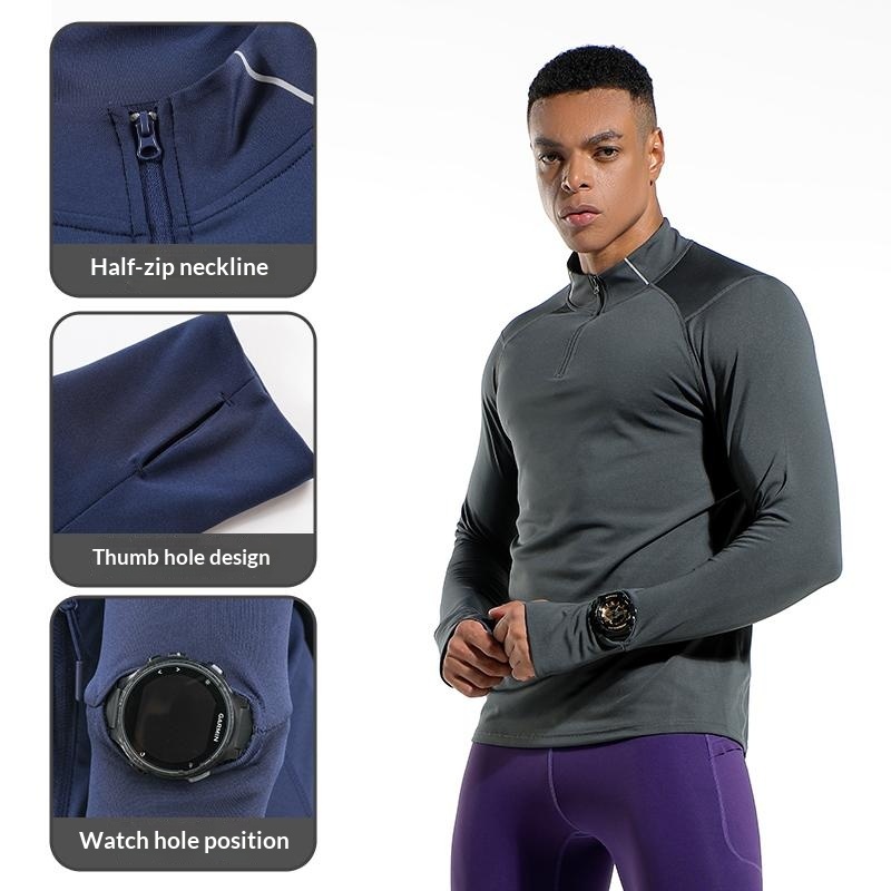 เสื้อคอมเพรสชั่นผู้ชายแบบมีรูส - Summer Gym Clothing บทวิจารณ์และราคา