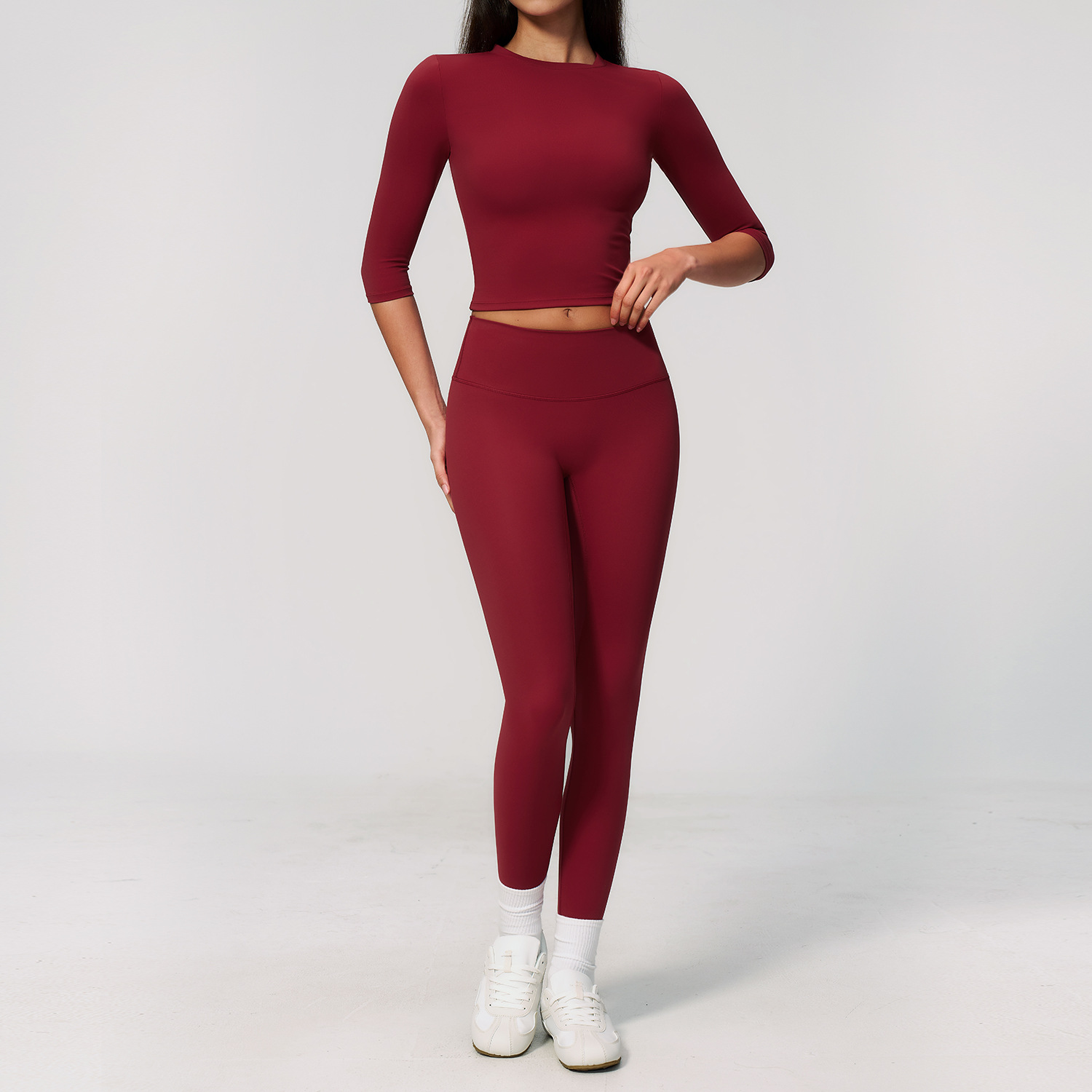 ชุดโยคะ 2 ชิ้น ชุดกีฬาแห้งเร็ว - Summer Clothing Trends For Women บทวิจารณ์และราคา
