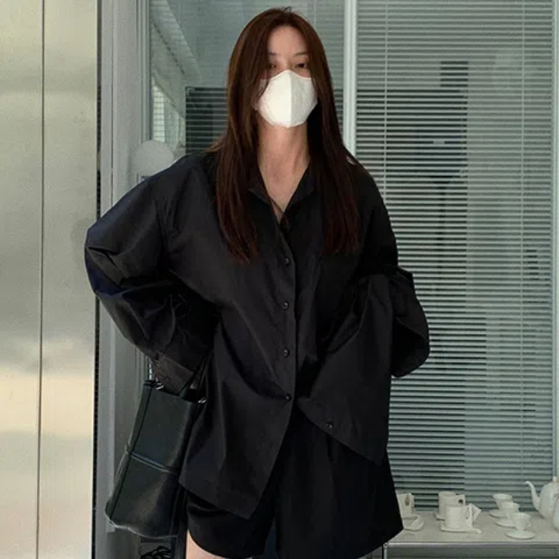 เสื้อโปโลคอโปโลแขนยาวสีพื้นเรี - Summer Clothing Trends For Women บทวิจารณ์และราคา