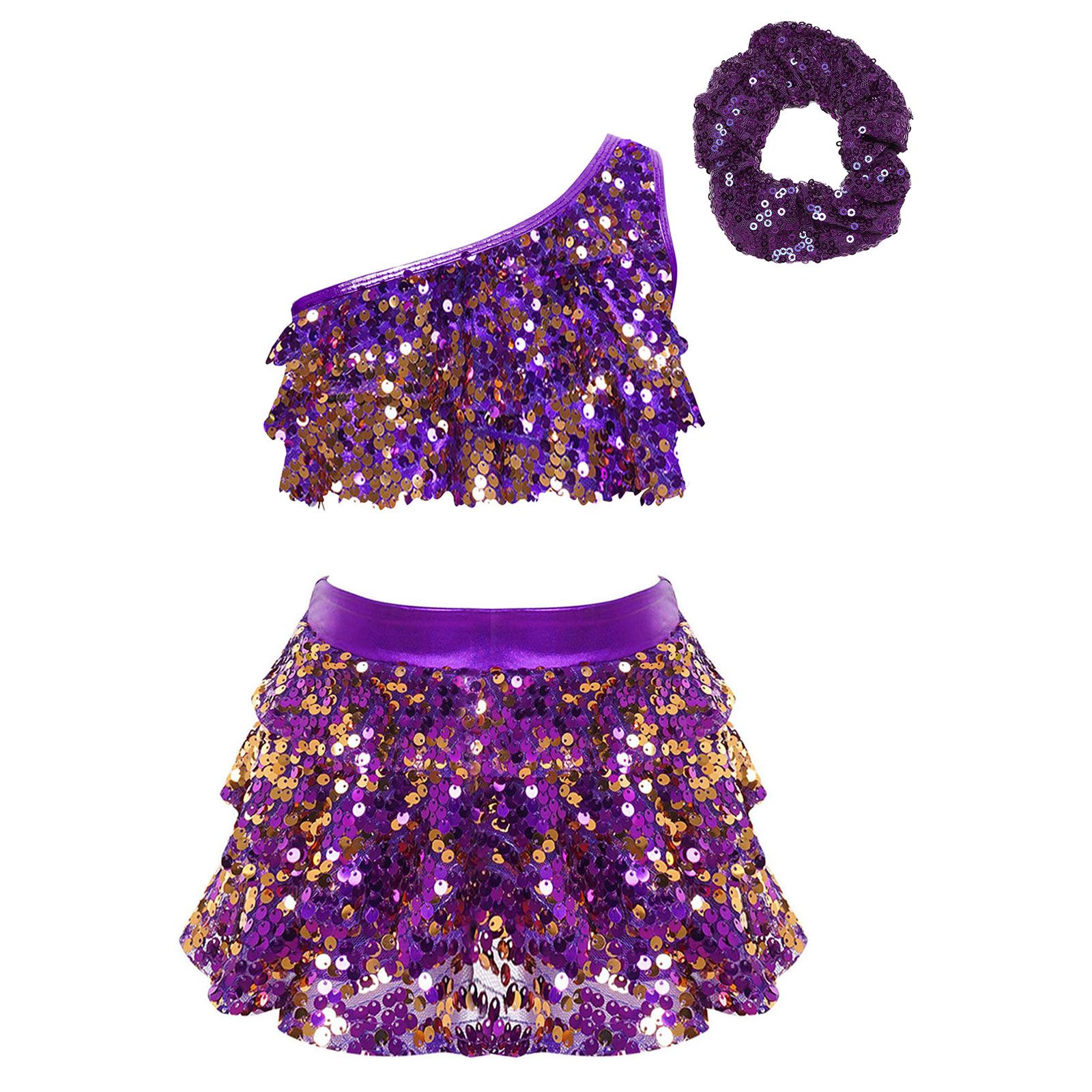 เด็กผู้หญิงเลื่อมเงาลาตินแจ๊สเ - Summer Clothing For Girls บทวิจารณ์และราคา