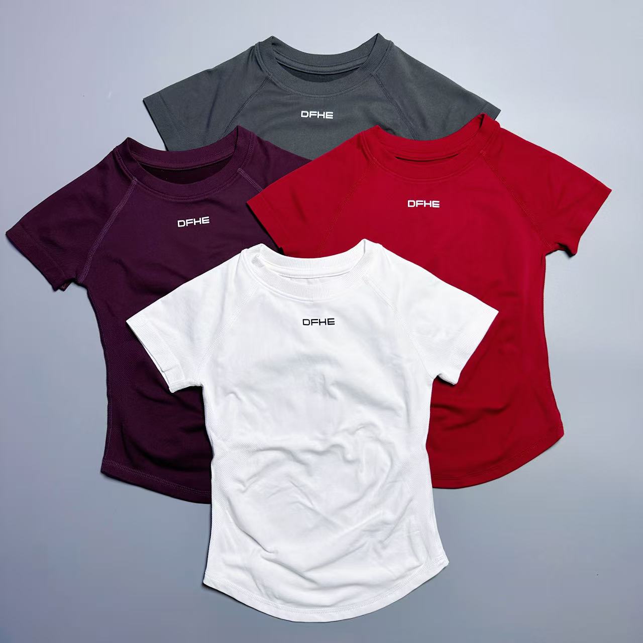 เสื้อยืดกีฬาแขนสั้นคอกลมสำหรับ - Summer Gym Clothing บทวิจารณ์และราคา